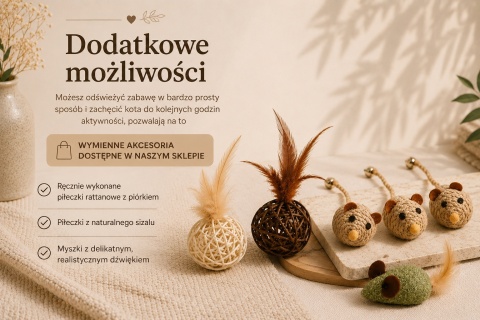 KociBox – drewniana zabawka z funkcją pielęgnacji pazurków